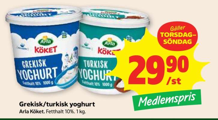GREKISK/TURKISK YOGHURT
