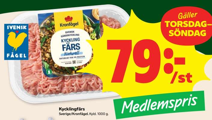 Kycklingfärs