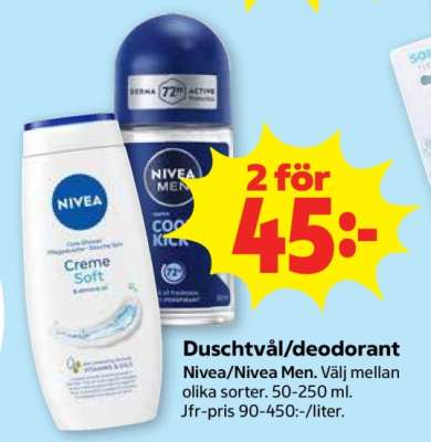 Duschtvål/deodorant