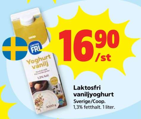 LAKTOSFRI VANILJYOGHURT