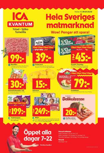ICA reklamblad - 19/10 2026 - 25/10 2026.