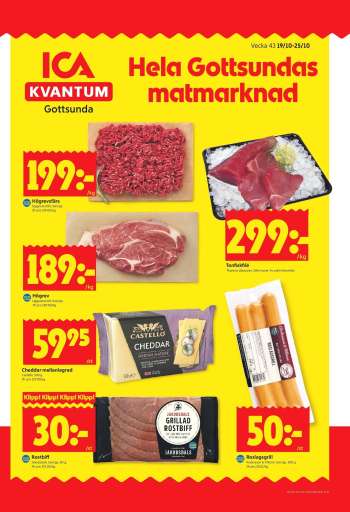 ICA reklamblad - 19/10 2026 - 25/10 2026.