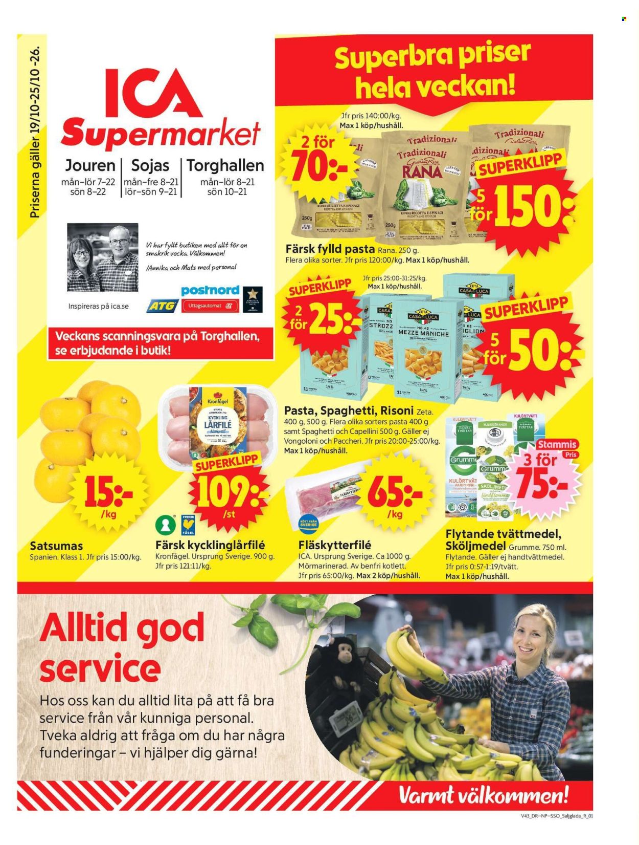 ICA reklamblad - 19/10 2026 - 25/10 2026. Sida 1