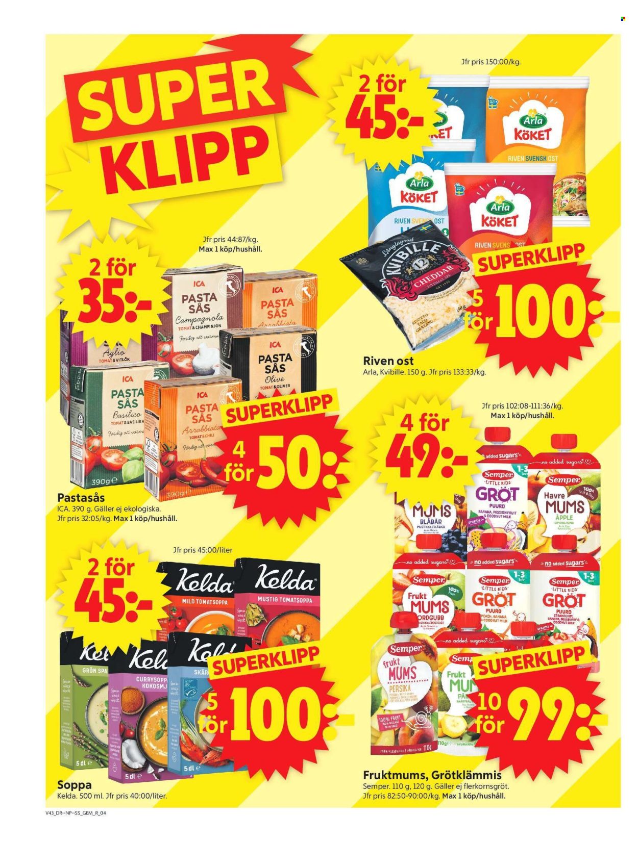 ICA reklamblad - 19/10 2026 - 25/10 2026. Sida 4