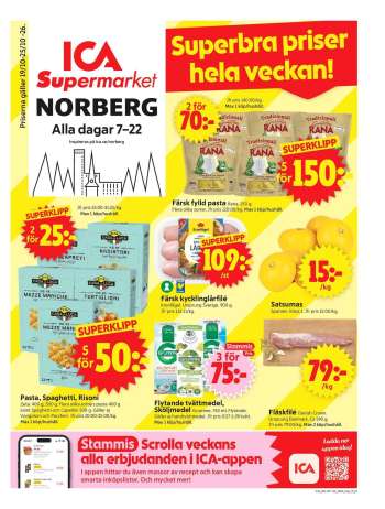 ICA reklamblad - 19/10 2026 - 25/10 2026.