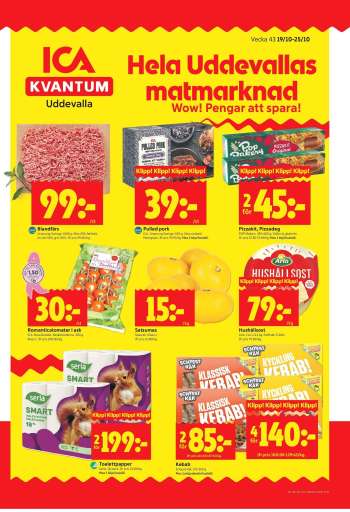 ICA reklamblad - 19/10 2026 - 25/10 2026.