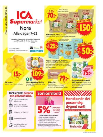 ICA reklamblad - 19/10 2026 - 25/10 2026.