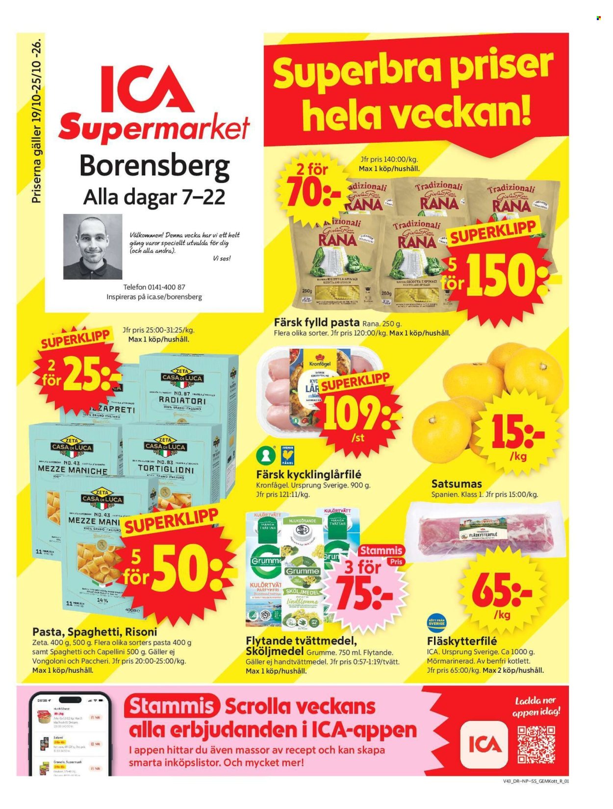 ICA reklamblad - 19/10 2026 - 25/10 2026. Sida 1