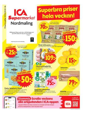 ICA reklamblad - 19/10 2026 - 25/10 2026.