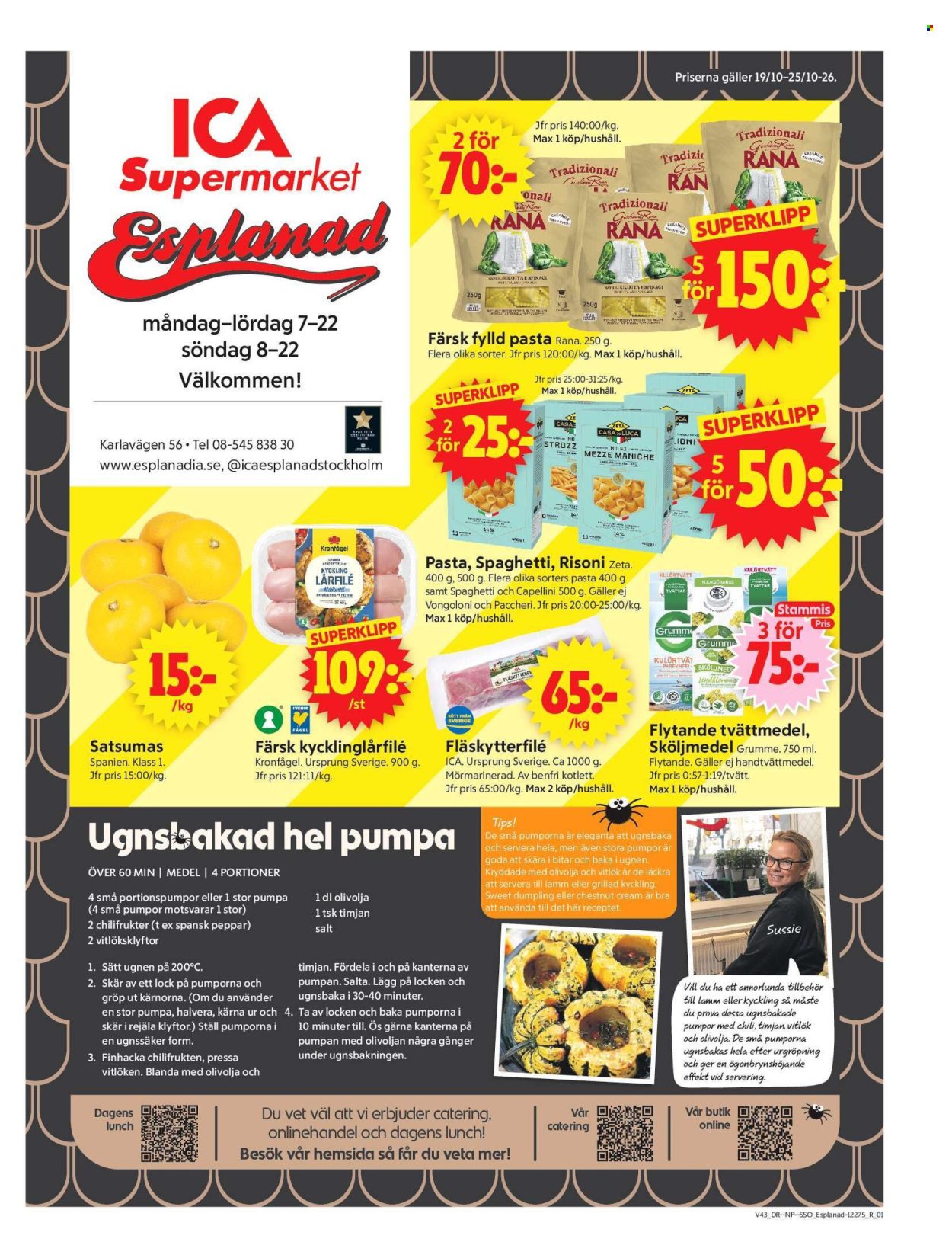 ICA reklamblad - 19/10 2026 - 25/10 2026. Sida 1
