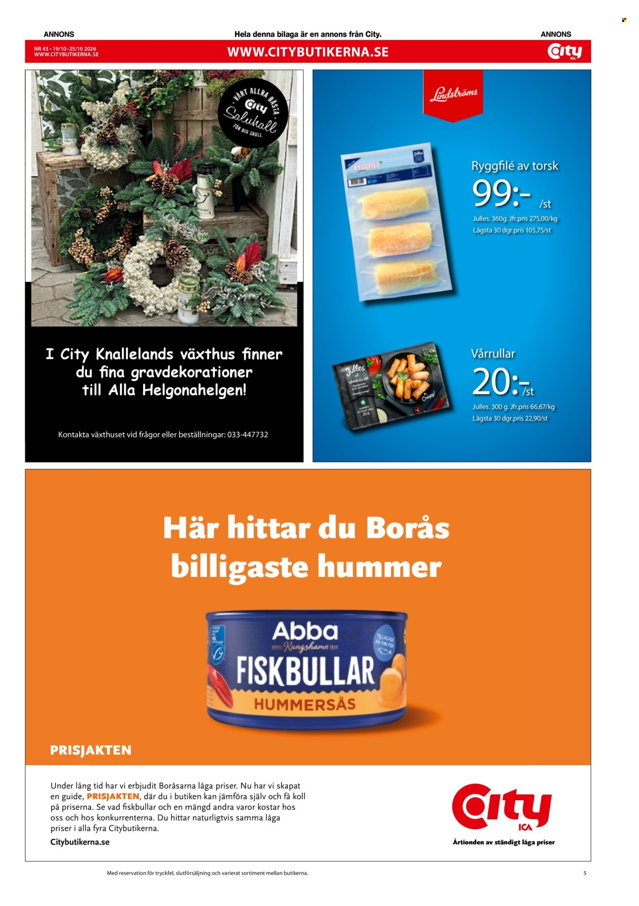 ICA reklamblad - 19/10 2026 - 25/10 2026. Sida 5