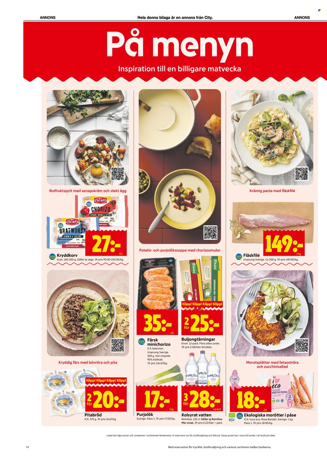 ICA reklamblad - 19/10 2026 - 25/10 2026. Sida 14