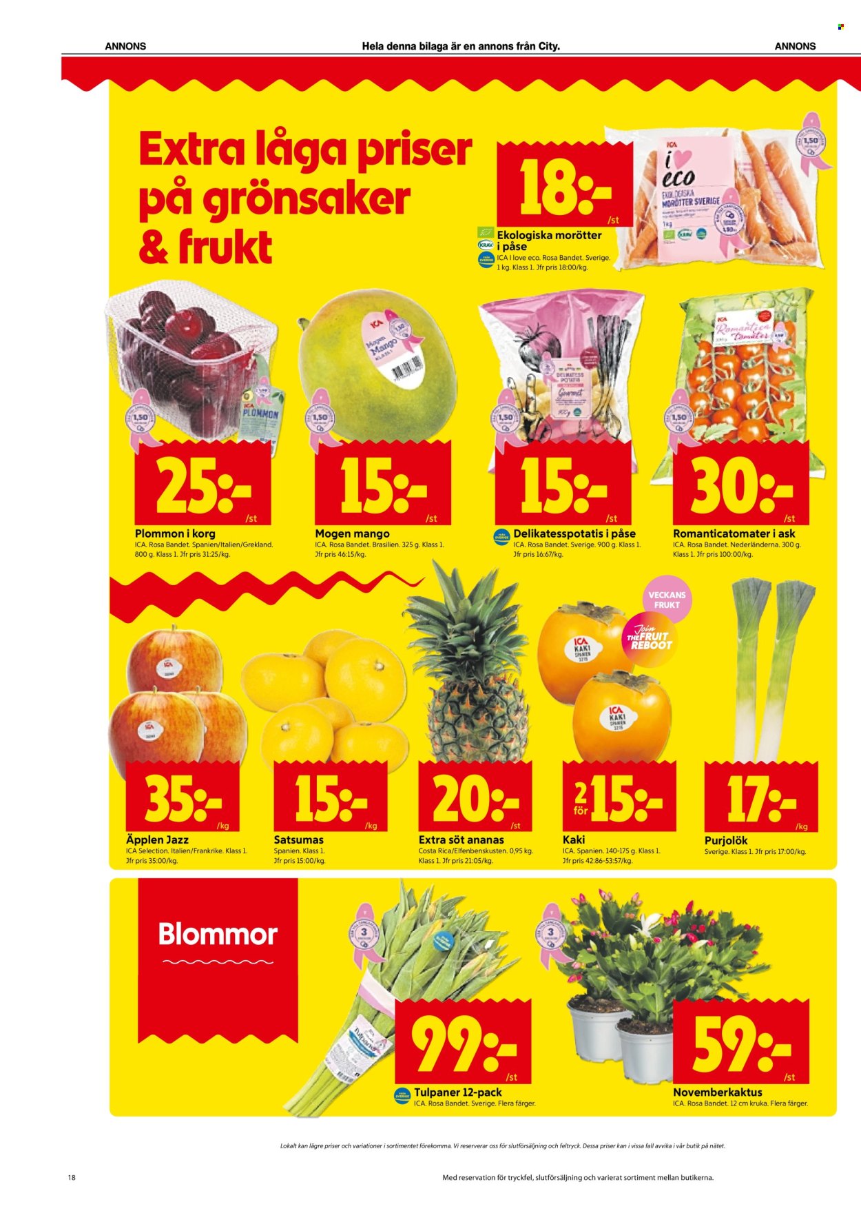 ICA reklamblad - 19/10 2026 - 25/10 2026. Sida 18