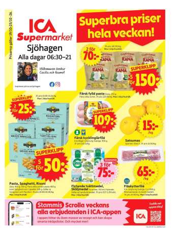 ICA reklamblad - 19/10 2026 - 25/10 2026.