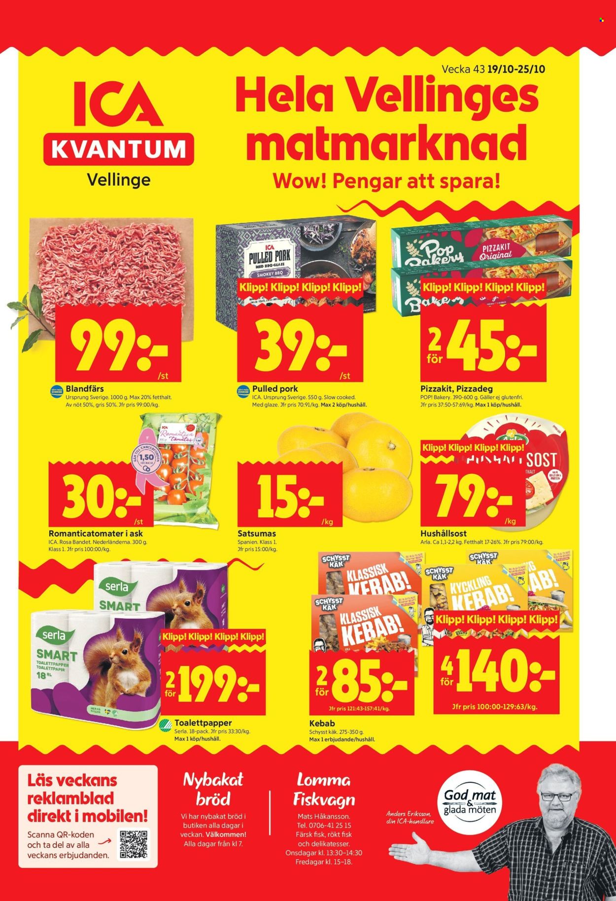 ICA reklamblad - 19/10 2026 - 25/10 2026. Sida 1