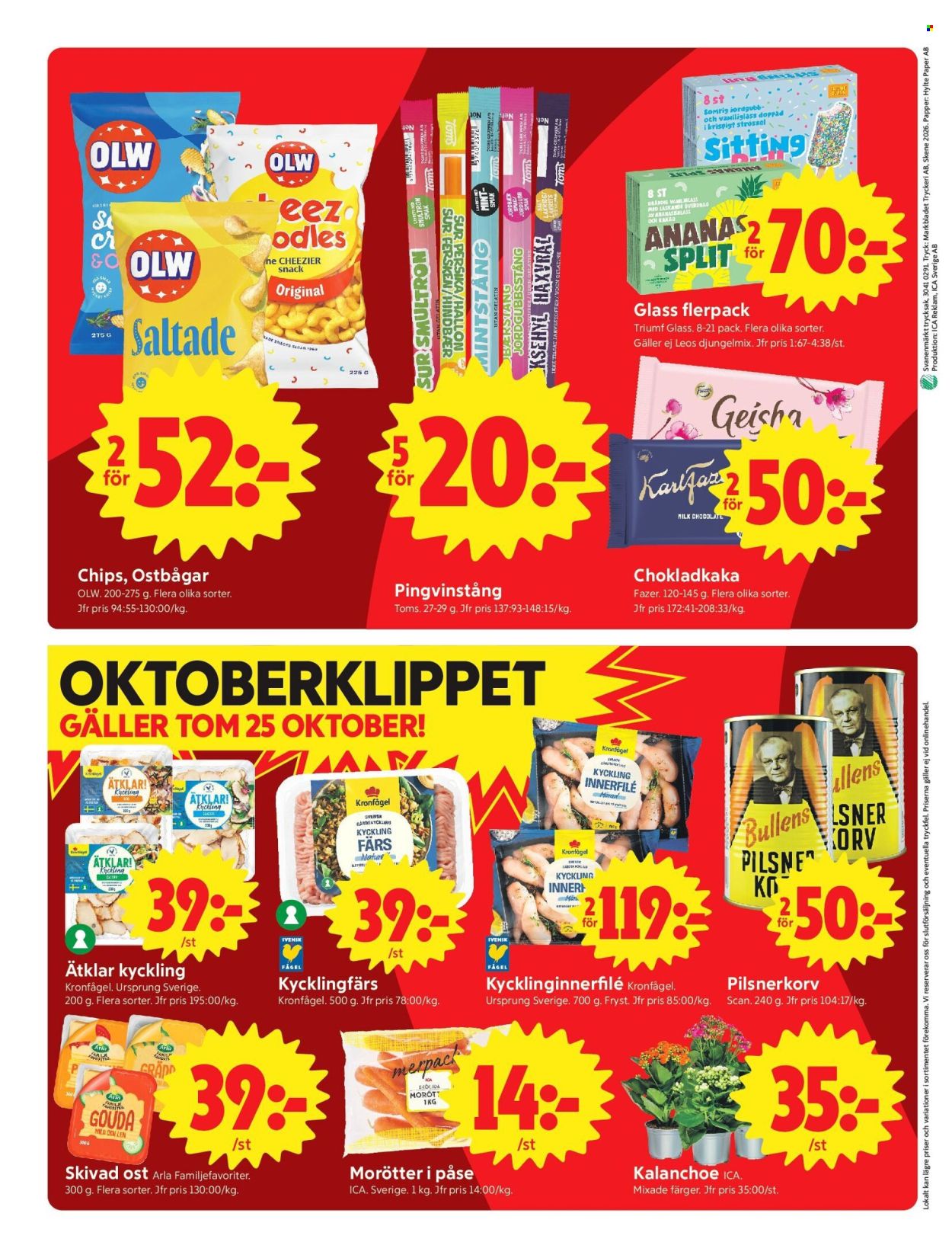 ICA reklamblad - 19/10 2026 - 25/10 2026. Sida 8