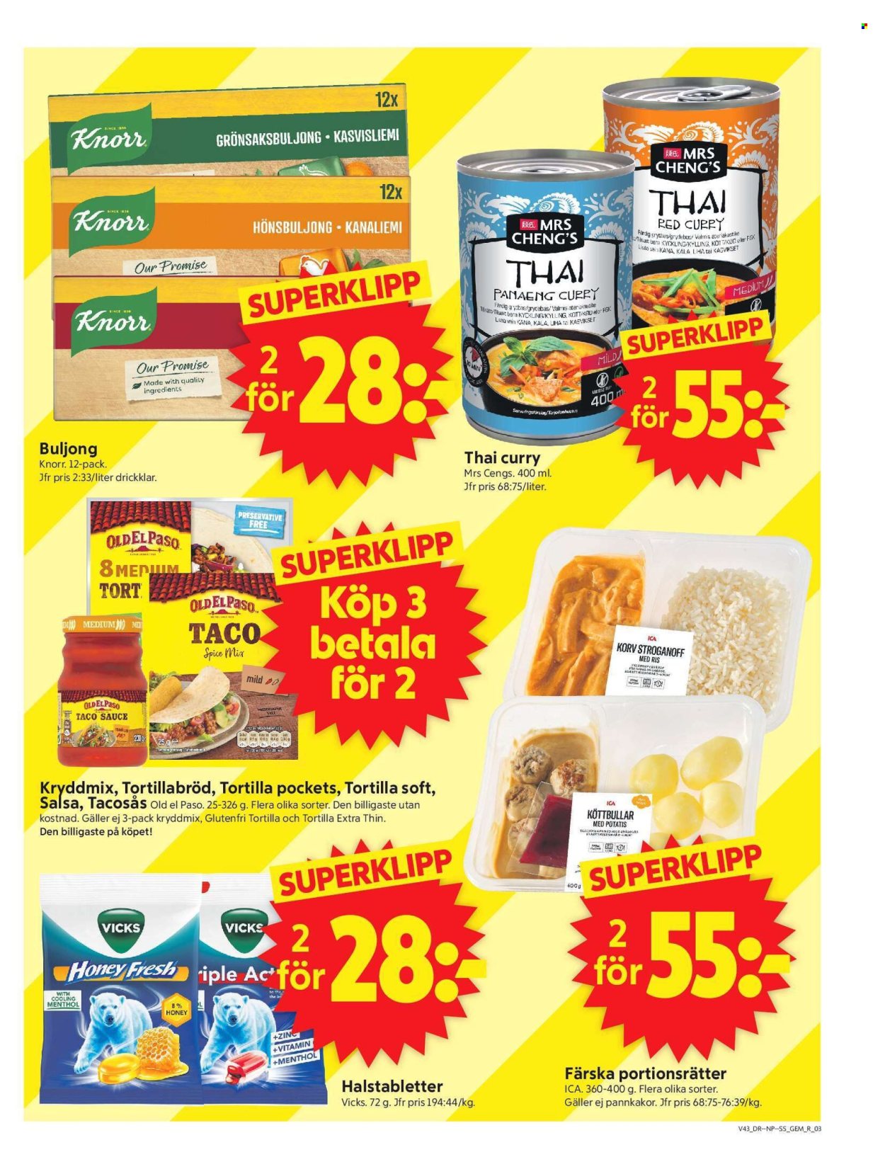 ICA reklamblad - 19/10 2026 - 25/10 2026. Sida 3