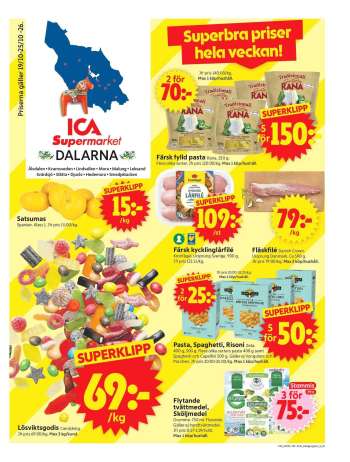 ICA reklamblad - 19/10 2026 - 25/10 2026.