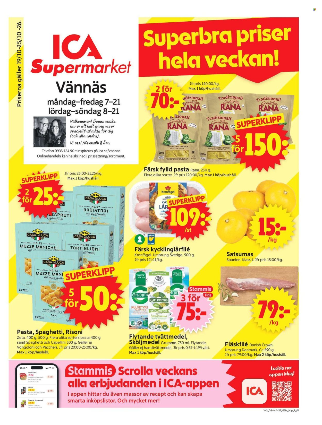 ICA reklamblad - 19/10 2026 - 25/10 2026. Sida 1