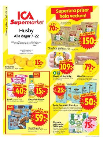 ICA reklamblad - 19/10 2026 - 25/10 2026.
