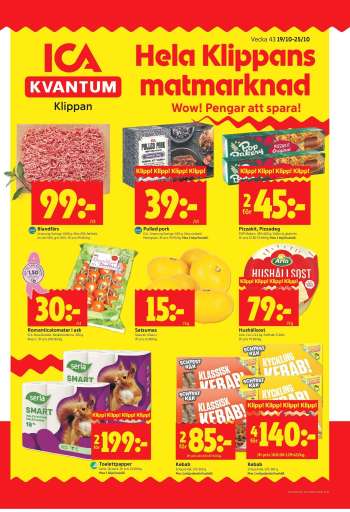 ICA reklamblad - 19/10 2026 - 25/10 2026.
