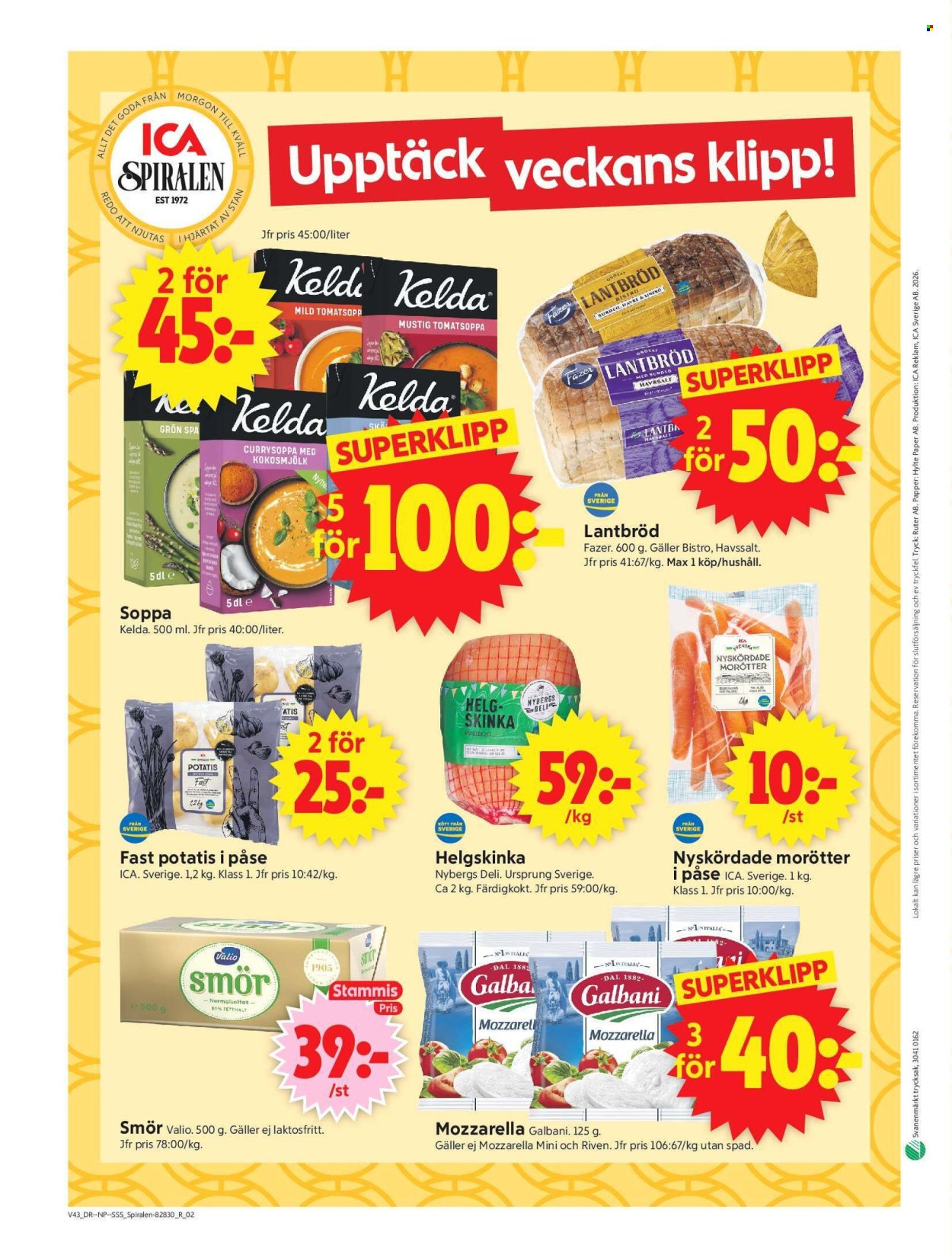 ICA reklamblad - 19/10 2026 - 25/10 2026. Sida 14
