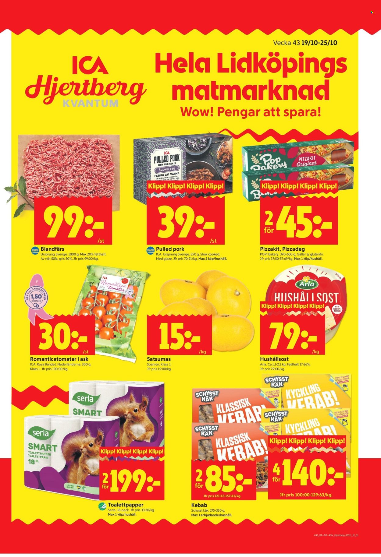 ICA reklamblad - 19/10 2026 - 25/10 2026. Sida 1