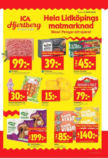ICA reklamblad - 19/10 2026 - 25/10 2026.