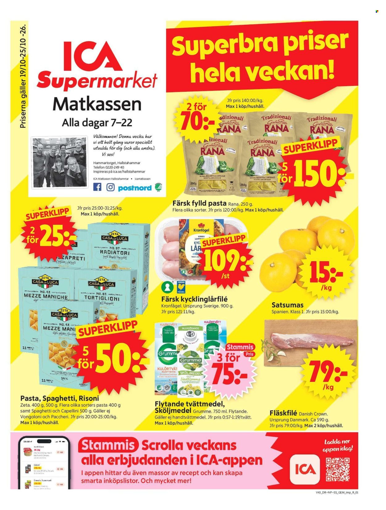 ICA reklamblad - 19/10 2026 - 25/10 2026. Sida 1