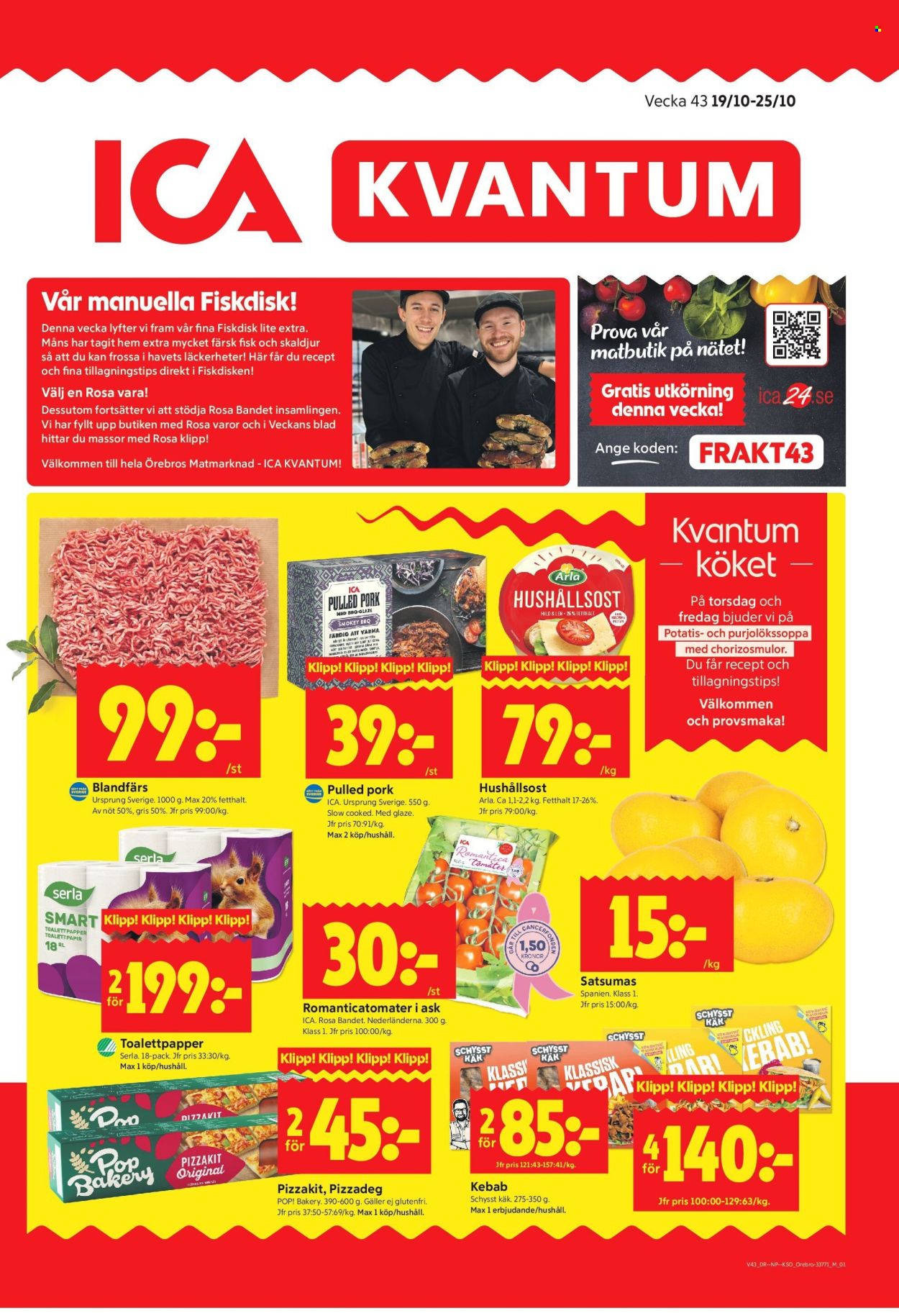 ICA reklamblad - 19/10 2026 - 25/10 2026. Sida 1