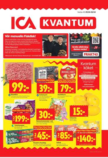 ICA reklamblad - 19/10 2026 - 25/10 2026.