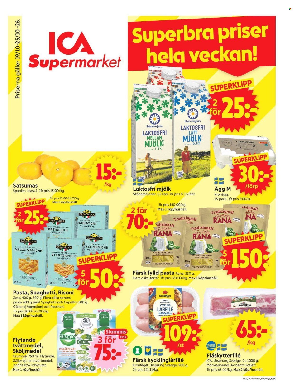 ICA reklamblad - 19/10 2026 - 25/10 2026. Sida 1