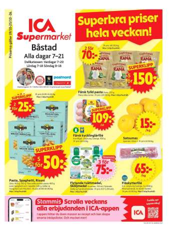 ICA reklamblad - 19/10 2026 - 25/10 2026.