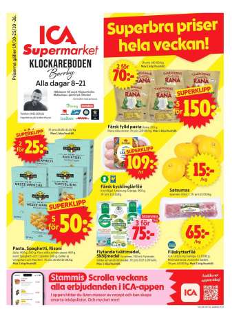 ICA reklamblad - 19/10 2026 - 25/10 2026.