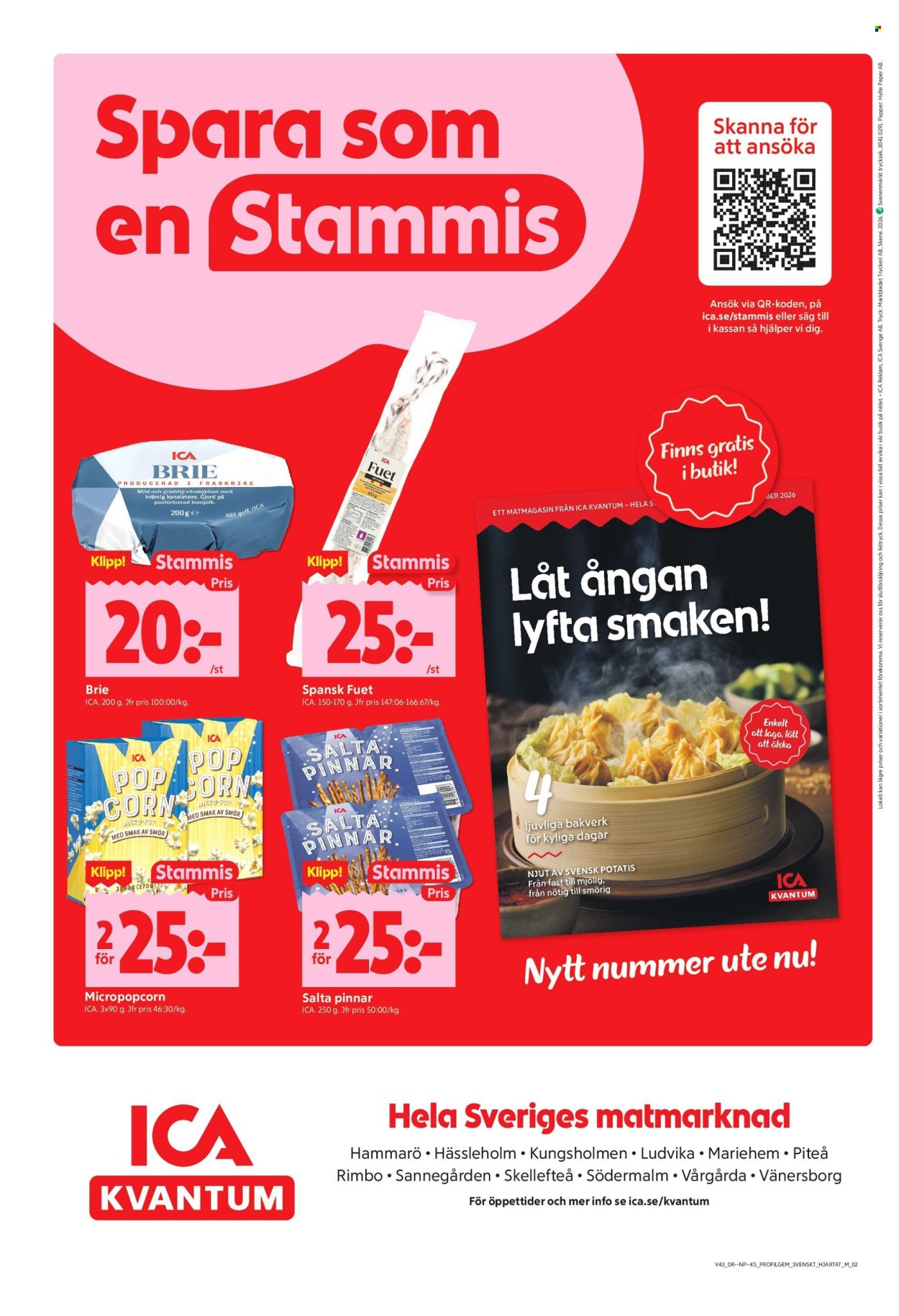 ICA reklamblad - 19/10 2026 - 25/10 2026. Sida 12
