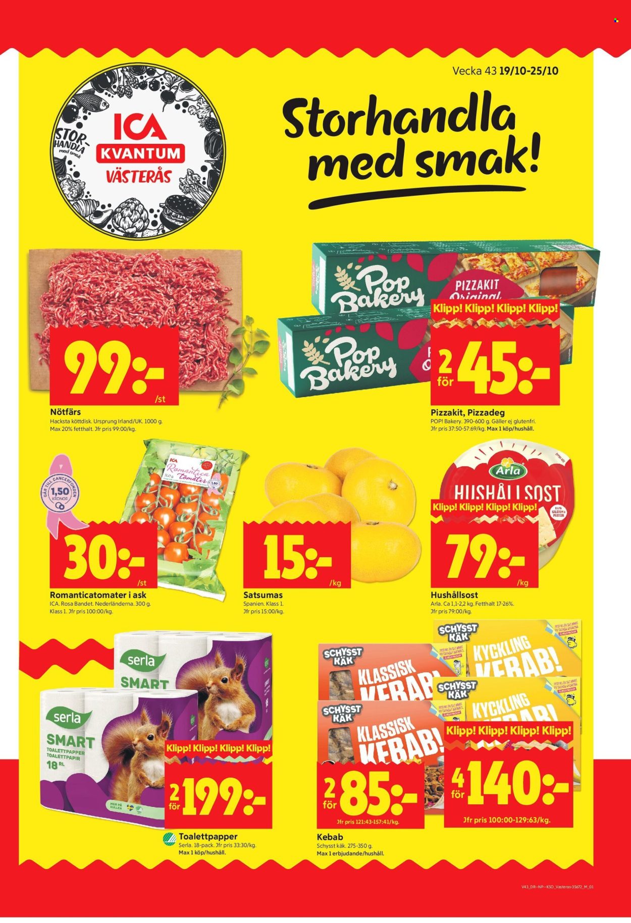 ICA reklamblad - 19/10 2026 - 25/10 2026. Sida 1