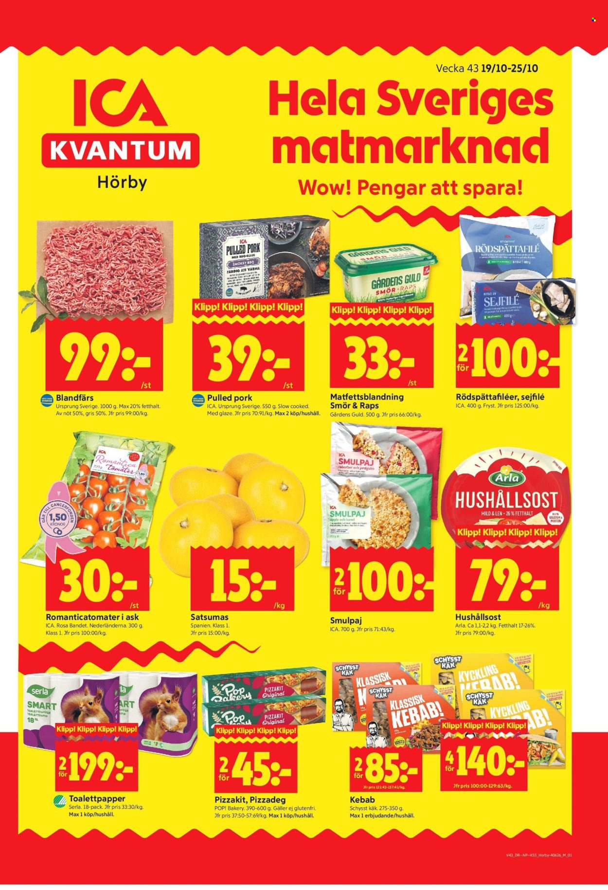 ICA reklamblad - 19/10 2026 - 25/10 2026. Sida 1