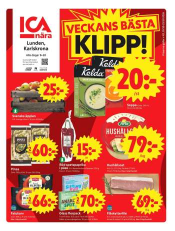 ICA reklamblad - 19/10 2026 - 25/10 2026.