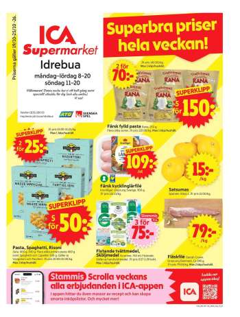 ICA reklamblad - 19/10 2026 - 25/10 2026.