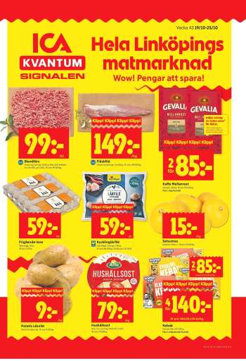 ICA reklamblad - 19/10 2026 - 25/10 2026.