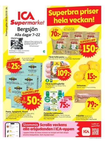 ICA reklamblad - 19/10 2026 - 25/10 2026.