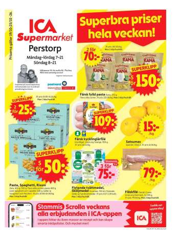 ICA reklamblad - 19/10 2026 - 25/10 2026.