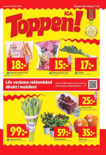 ICA reklamblad - 19/10 2026 - 25/10 2026.