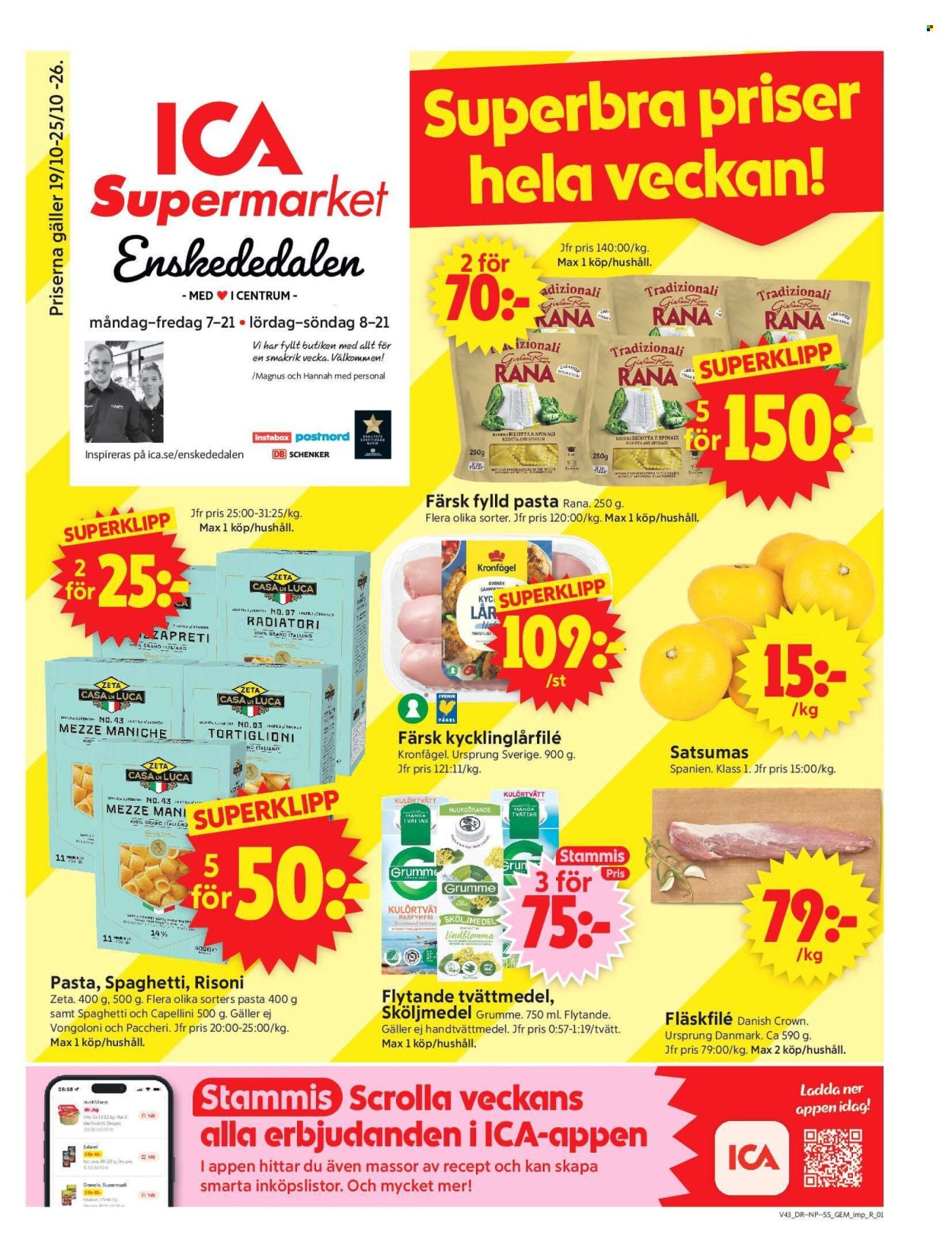 ICA reklamblad - 19/10 2026 - 25/10 2026. Sida 1