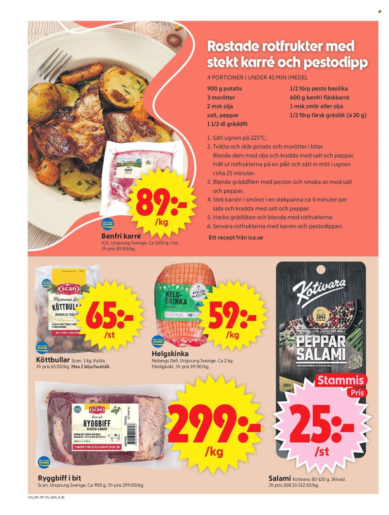 ICA reklamblad - 19/10 2026 - 25/10 2026. Sida 8