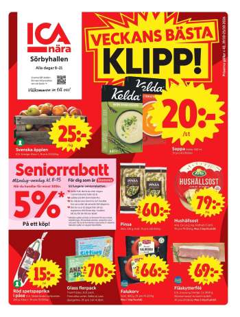 ICA reklamblad - 19/10 2026 - 25/10 2026.
