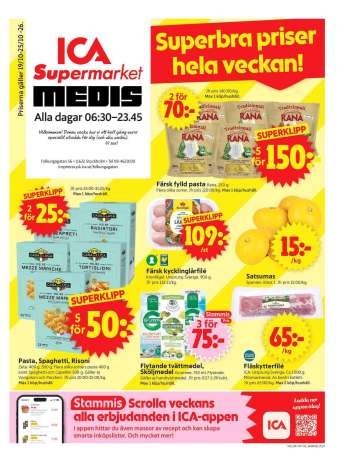 ICA reklamblad - 19/10 2026 - 25/10 2026.