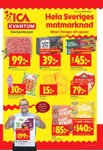 ICA reklamblad - 19/10 2026 - 25/10 2026.
