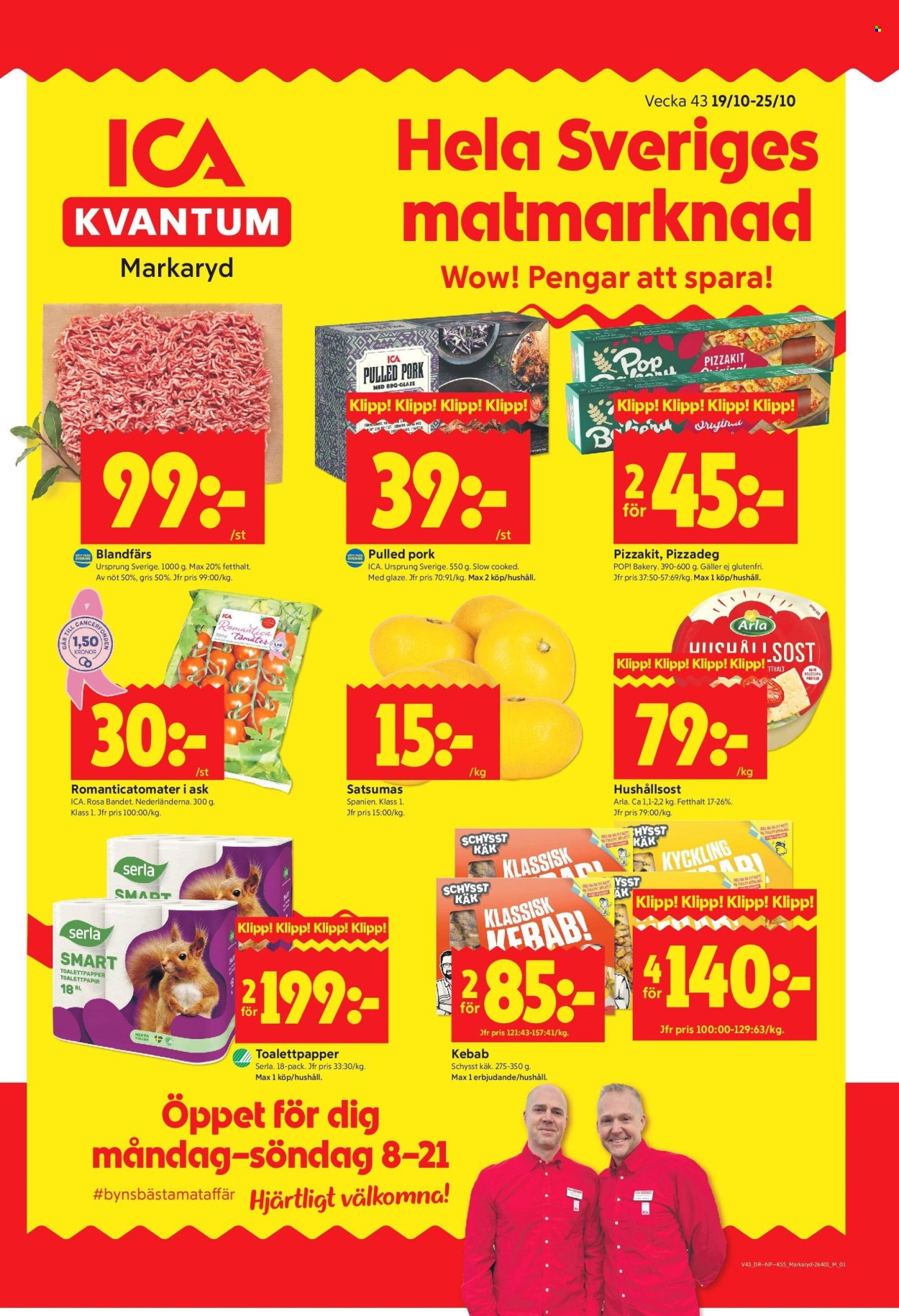 ICA reklamblad - 19/10 2026 - 25/10 2026. Sida 1