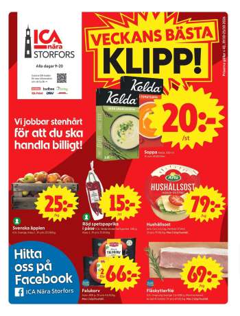 ICA reklamblad - 19/10 2026 - 25/10 2026.